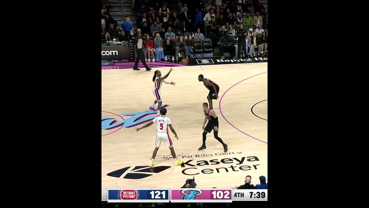 4th Quarter Top Plays | Pistons vs Heat #nba #pistons