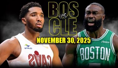 Cleveland Cavaliers vs Boston Celtics Full Game Highlights - November 30, 2025 | NBA Season
