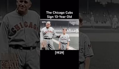 1929 The Chicago Cubs Sign a 13-Year Old Boy #trendingshorts #baseball #history