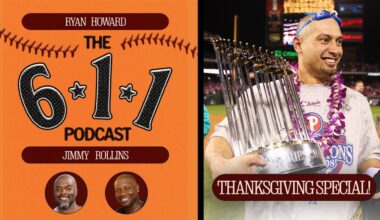The 6-1-1 Podcast's Thanksgiving Special ft. 2008 World Series Champion Shane Victorino! 🦃