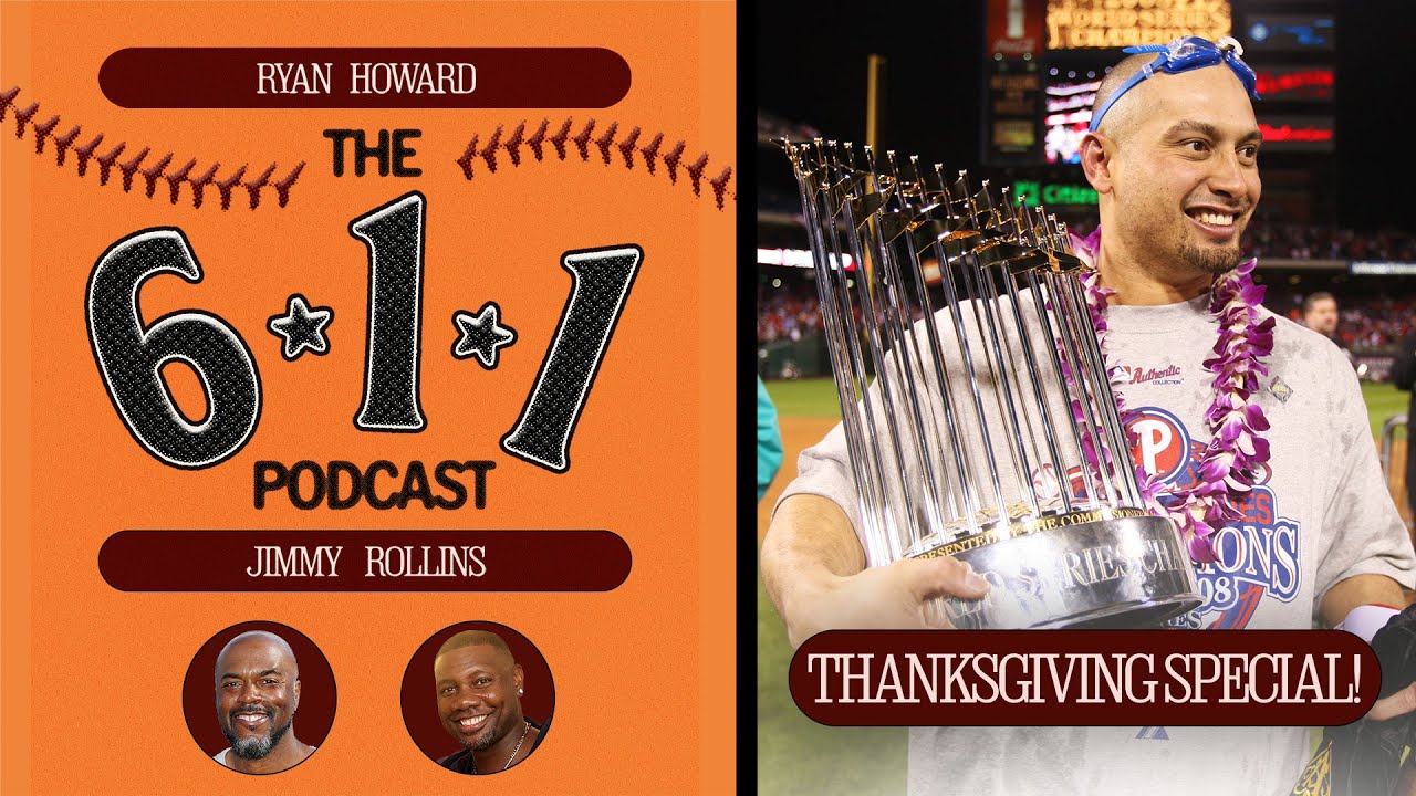 The 6-1-1 Podcast's Thanksgiving Special ft. 2008 World Series Champion Shane Victorino! 🦃