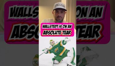Jesper Wallstedt has been a brick wall for the Minnesota Wild 🧱 Presented by ​⁠@Rhoback