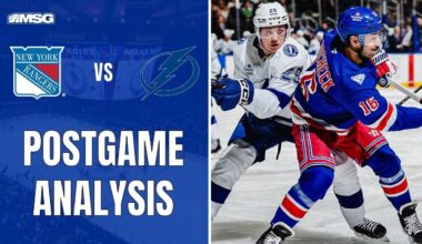 Rangers Fall To Lightning 4-1, Tampa Wins 7th Straight | New York Rangers