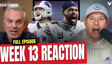 Reaction to Bills-Steelers, Bears-Eagles, Chiefs-Cowboys, Packers-Lions | Colin Cowherd NFL Week 13