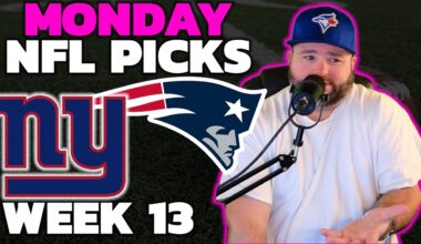 Giants vs Patriots Picks - NFL Week 13 Monday Night Football with Kyle Kirms