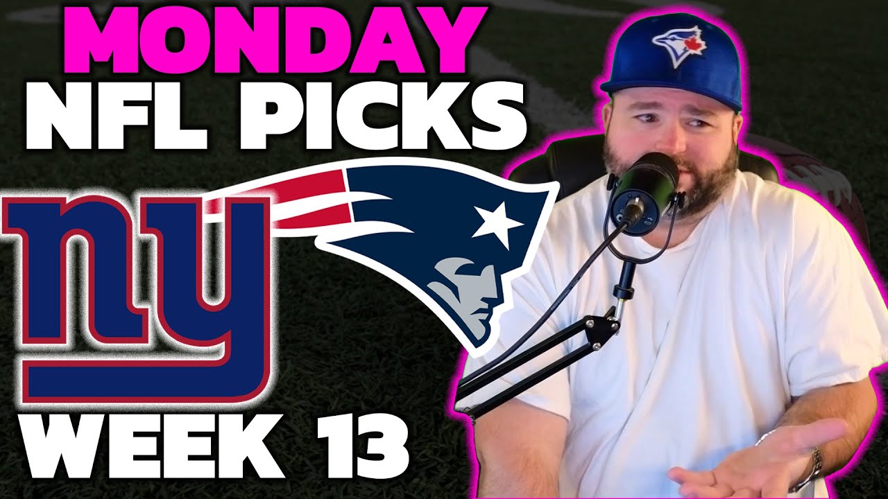 Giants vs Patriots Picks - NFL Week 13 Monday Night Football with Kyle Kirms