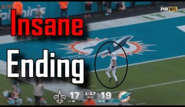 PICK-2 AND AN ONSIDE KICK LEAD TO INSANE FINISH | Miami Dolphins Vs New Orleans Saints
