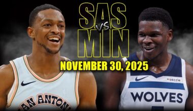San Antonio Spurs vs Minnesota Timberwolves Full Game Highlights - November 30, 2025 | NBA Season