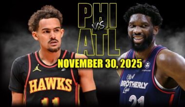 Philadelphia 76ers vs Atlanta Hawks Full Game Highlights - November 30, 2025 | NBA Season