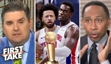 FIRST TAKE | "Cade Cunningham is on a roll" - Brian Windhorst believes Pistons can make NBA Finals