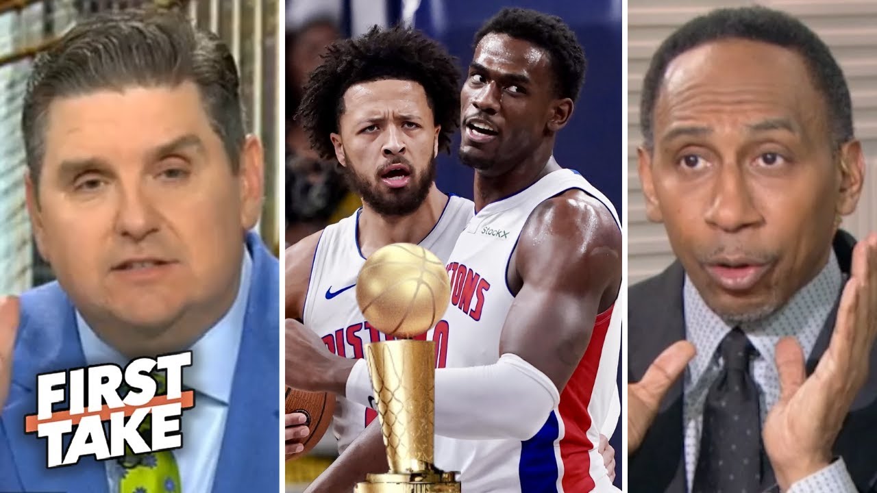 FIRST TAKE | "Cade Cunningham is on a roll" - Brian Windhorst believes Pistons can make NBA Finals