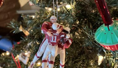 Putting up the tree and was reminded of better times…