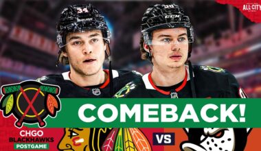 BLACKHAWKS POSTGAME: Chicago Overcomes 3-Goal Deficit, SNAP Losing Streak | CHGO Blackhawks