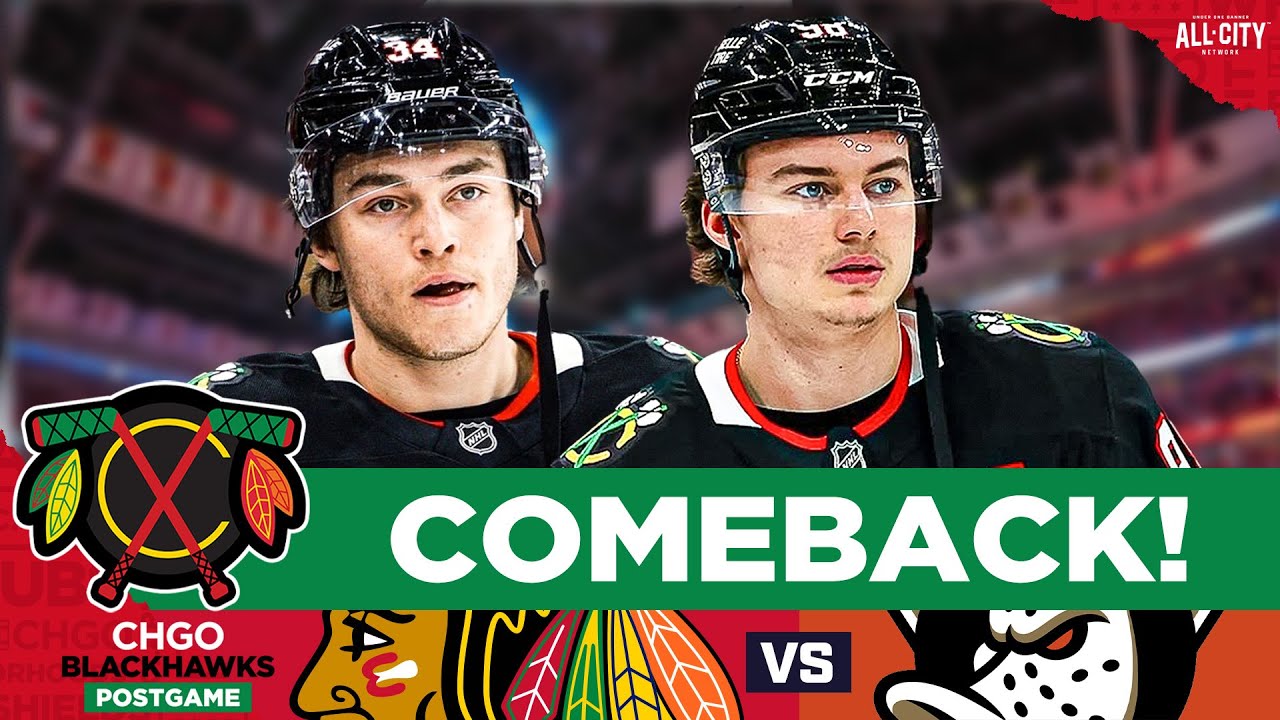 BLACKHAWKS POSTGAME: Chicago Overcomes 3-Goal Deficit, SNAP Losing Streak | CHGO Blackhawks