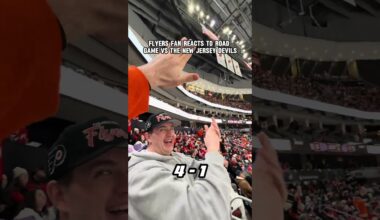 Flyers Fan Reacts To Road Game VS NJ DEVILS!
