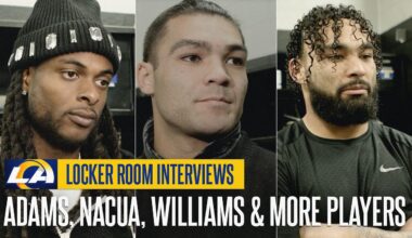 Davante Adams, Puka Nacua, Kyren Williams & More Rams Players React To Matchup Against The Panthers