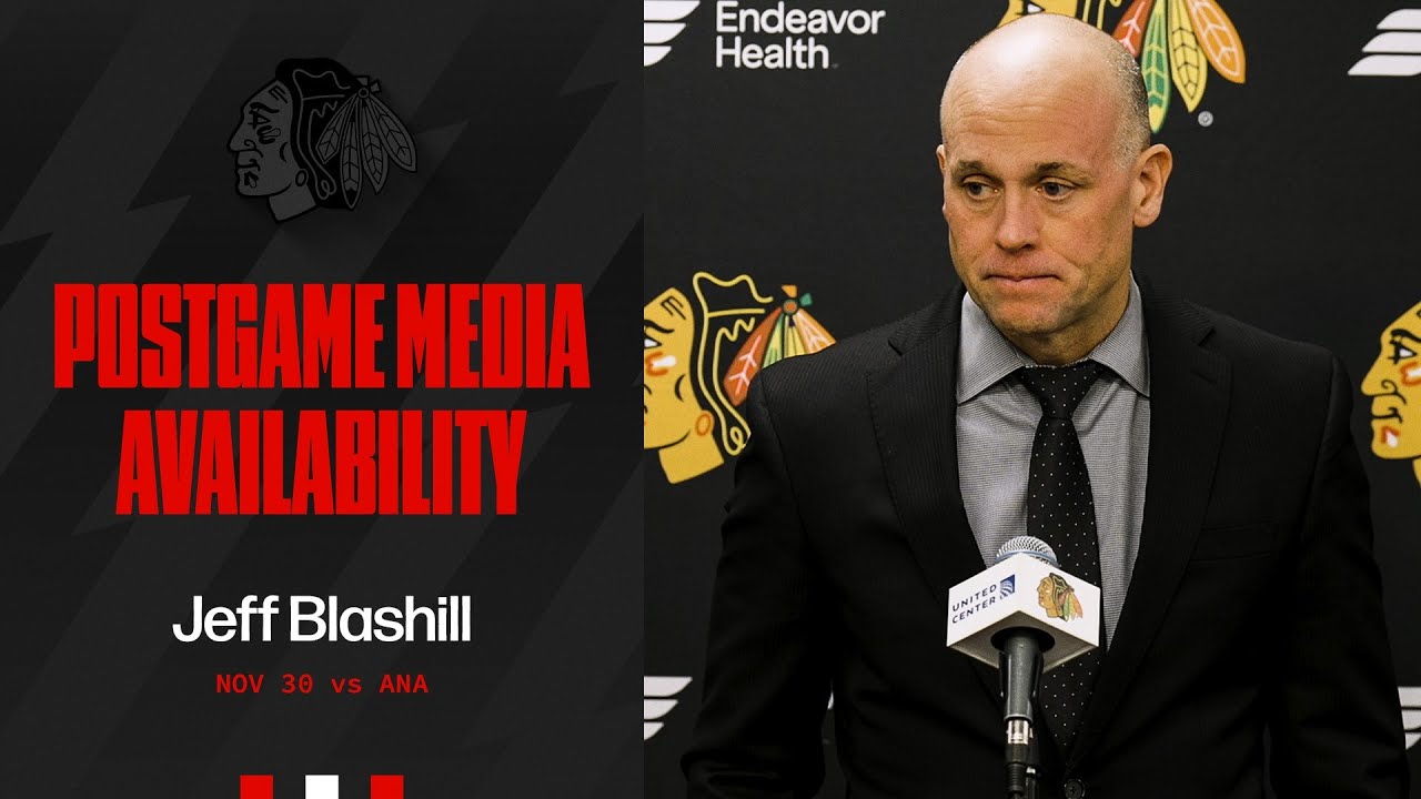 "There's tons of time left." | Jeff Blashill Postgame 11.30.25