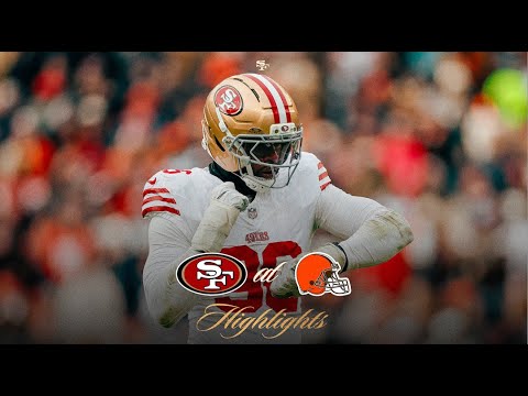 San Francisco 49ers Top Plays vs. Browns | Week 13