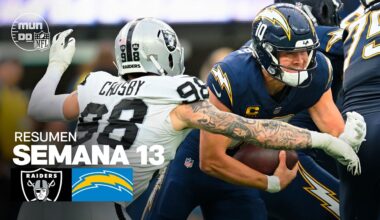 Las Vegas Raiders vs Los Angeles Chargers | Resumen NFL en español - Semana 13 | NFL Highlights 2025
