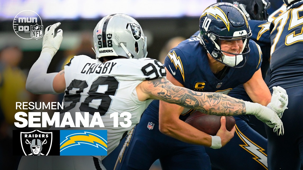 Las Vegas Raiders vs Los Angeles Chargers | Resumen NFL en español - Semana 13 | NFL Highlights 2025
