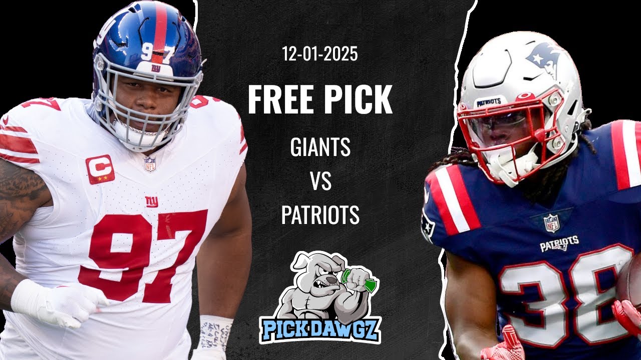 New York Giants vs New England Patriots 12/1/25 NFL Pick & Prediction | NFL Week 13