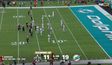 Saints vs. Dolphins down to the wire ending!