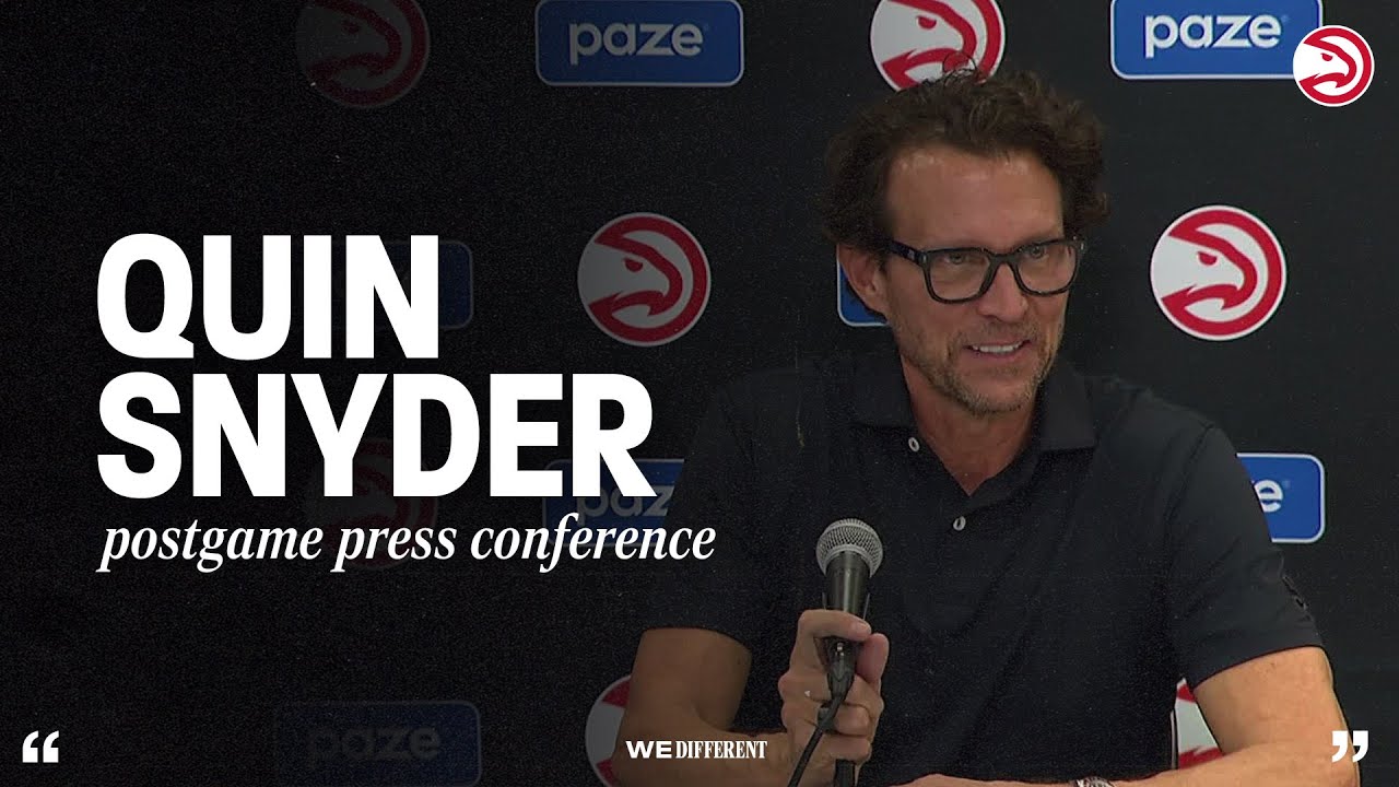 Hawks vs. 76ers Postgame Press Conference: Quin Snyder