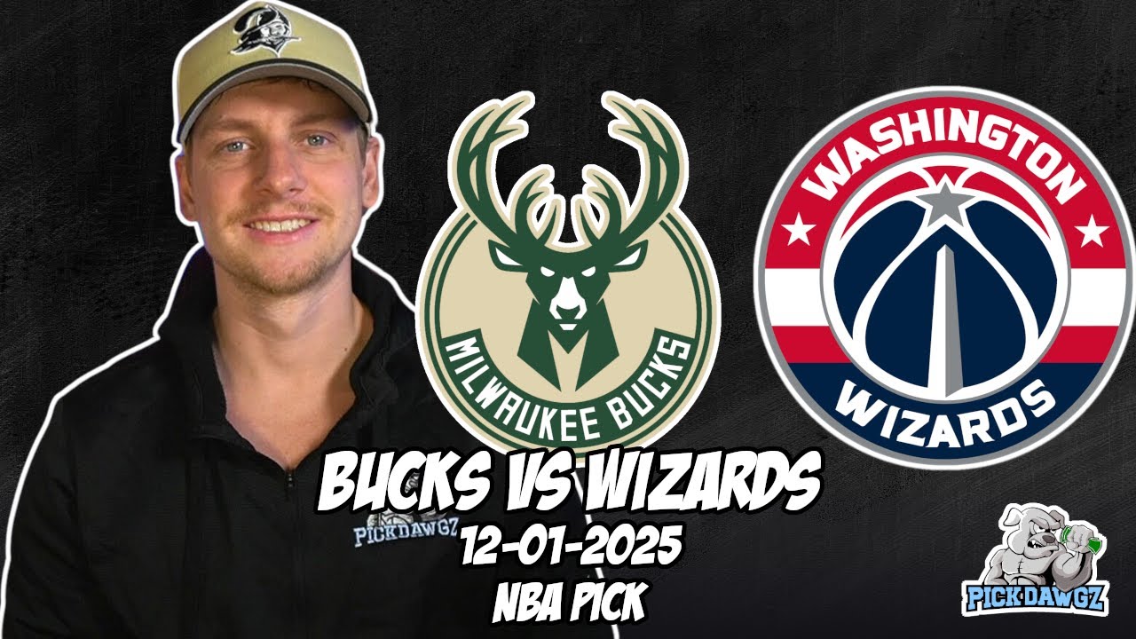 Milwaukee Bucks vs Washington Wizards 12/1/25 NBA Free Picks & Prediction | NBA Betting Tips