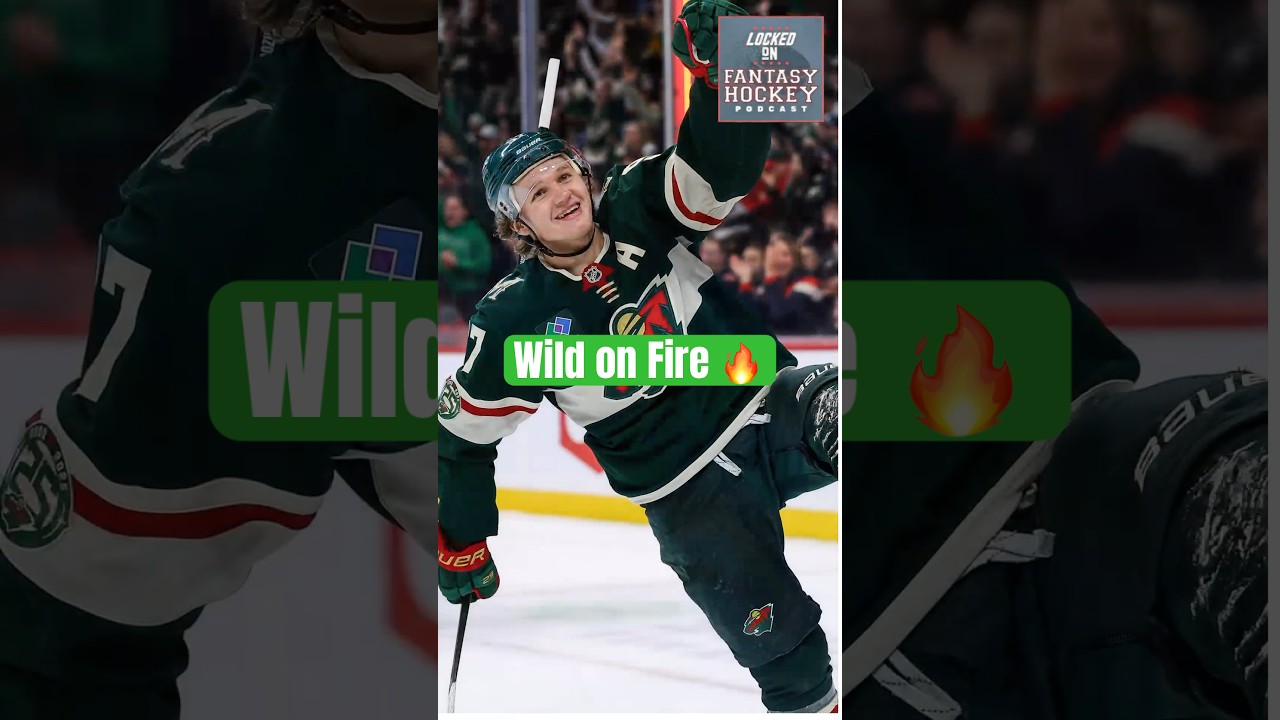 Kirill Kaprizov & Jesper Wallstedt SURGING 🥵 #shorts #fantasyhockey