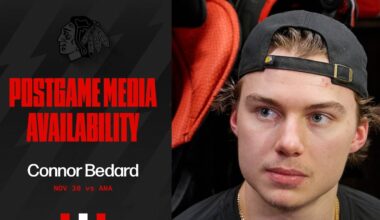 "We know there's no quitting here." | Connor Bedard Postgame 11.30.25