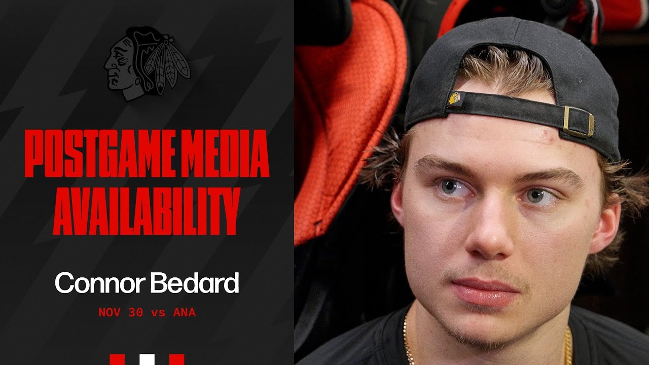 "We know there's no quitting here." | Connor Bedard Postgame 11.30.25