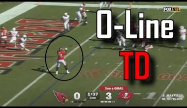 Left Tackle Tristan Wirfs catches a TD Pass | Tampa Bay Buccaneers Vs Arizona Cardinals