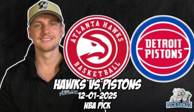 Atlanta Hawks vs Detroit Pistons 12/1/25 NBA Free Picks & Prediction | NBA Betting Tips