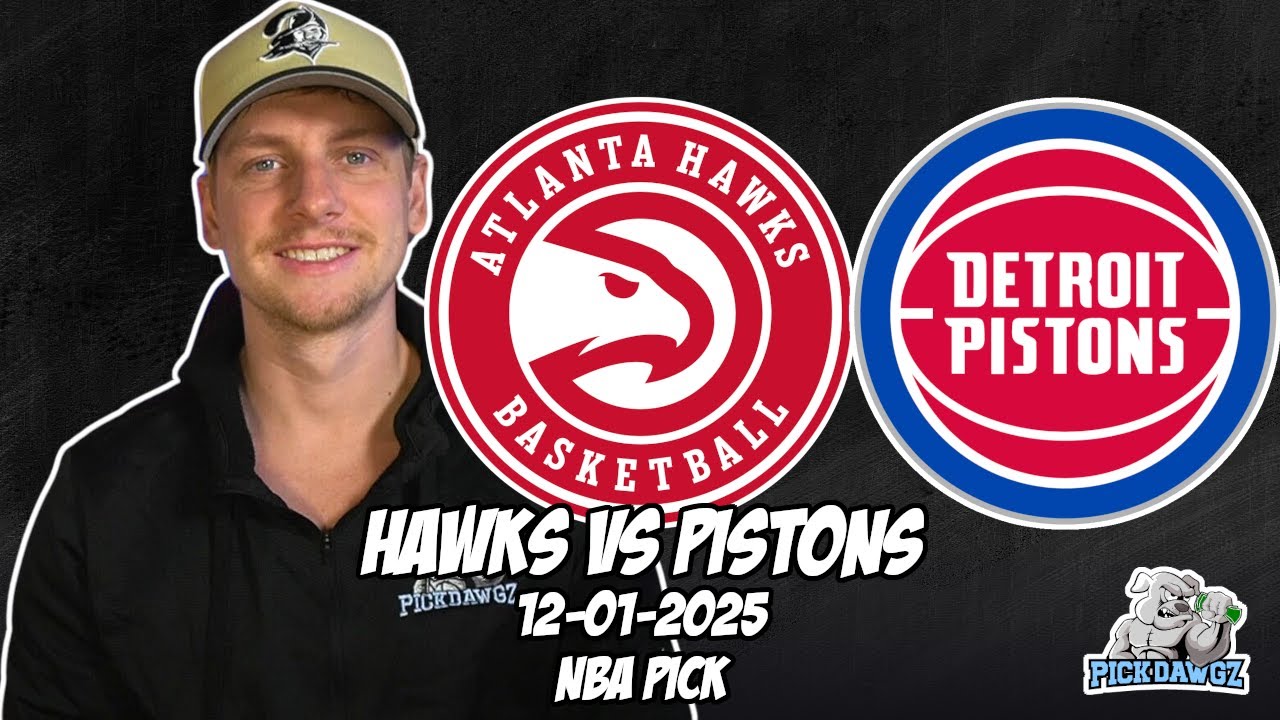 Atlanta Hawks vs Detroit Pistons 12/1/25 NBA Free Picks & Prediction | NBA Betting Tips