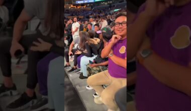 LeBron made this young fan’s day 🥹 ❤️ | (Via theschoellerfamily/IG)