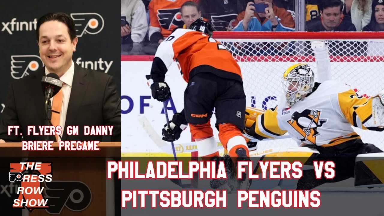 Philadelphia Flyers vs. Pittsburgh Penguins (12/1/25) - The Press Row Show: Pregame, INTs, Postgame