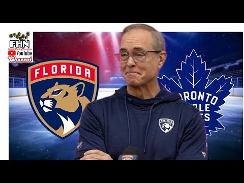 Paul Maurice, Panthers Practice: Toronto Maple Leafs at Florida on Tuesday Night