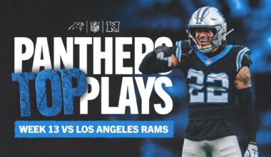 Carolina Panthers Top Plays vs. Los Angeles Rams | Week 13