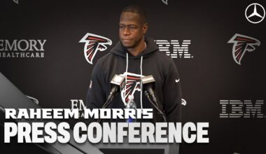 Head Coach Raheem Morris Week 14 Media Availability | Monday, December 1st | Press Conference