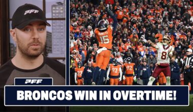 Denver Broncos vs. Washington Commanders Review | PFF Grade Release Show