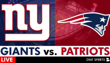Giants vs. Patriots Live Streaming Highlights, Scoreboard, Free Play-By-Play | Monday Night Football