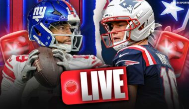 Monday Night Football LIVE Pregame: Giants vs Patriots Picks, Predictions and Best Bets ✅