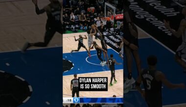 TOO SMOOTH WITH IT 😮‍💨🧈 #nba #spurs #dylanharper 📺 FanDuelSN SW