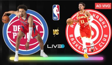 DETROIT PISTONS x ATLANTA HAWKS - NBA AO VIVO l Cade Cunningham vs Trae Young