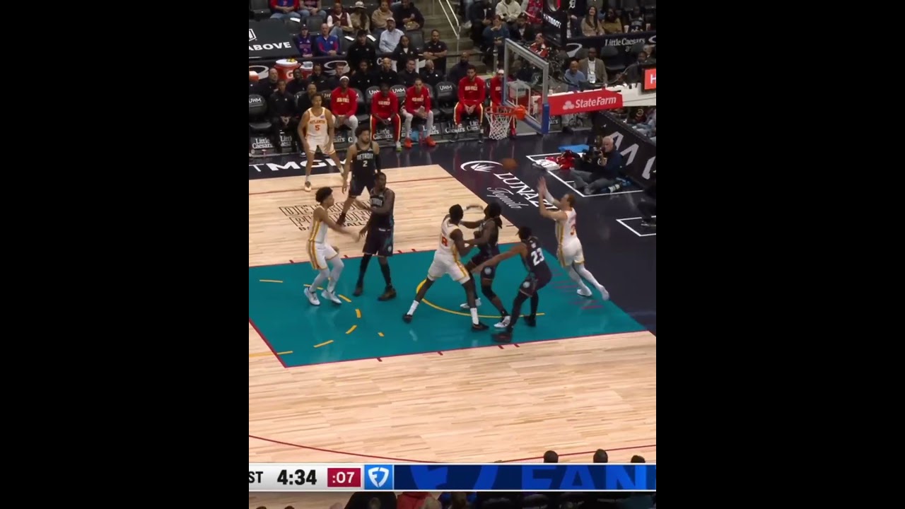 1st Quarter Top Plays | Pistons vs Hawks #nba #pistons