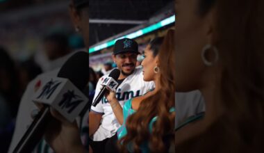 MLB Reporter Fan Interview - loanDepot Park #mlb #mlbhighlights #miamimarlins #funnyshorts #funny