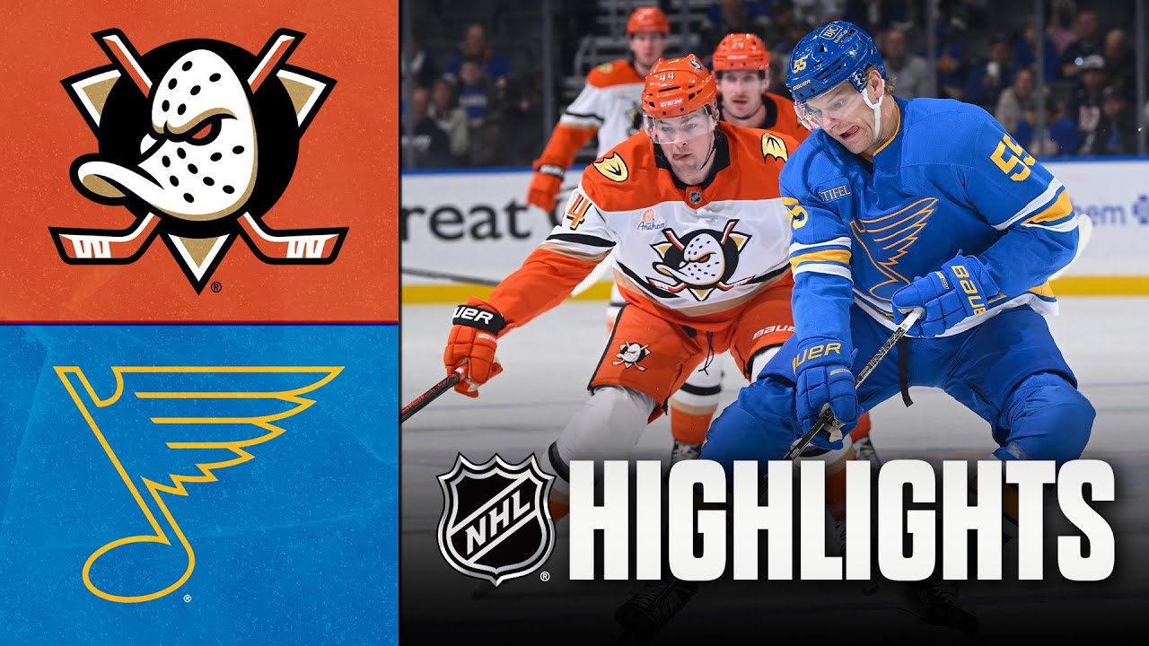 Ducks vs. Blues | NHL Highlights | December 01, 2025