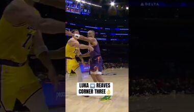 Luka put some zip on this ball 😳