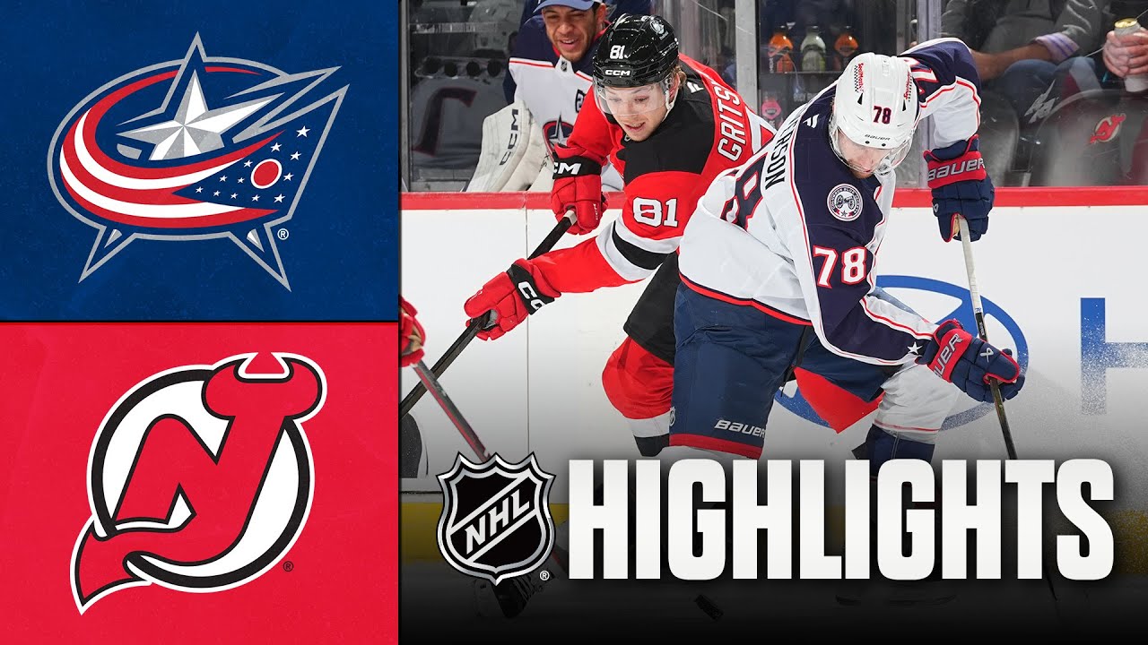 Blue Jackets vs. Devils | NHL Highlights | December 01, 2025