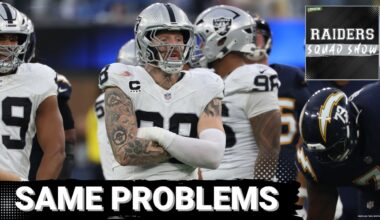 RAIDERS SQUAD SHOW: Las Vegas RAIDERS vs Los Angeles CHARGERS RECAP | What went wrong?
